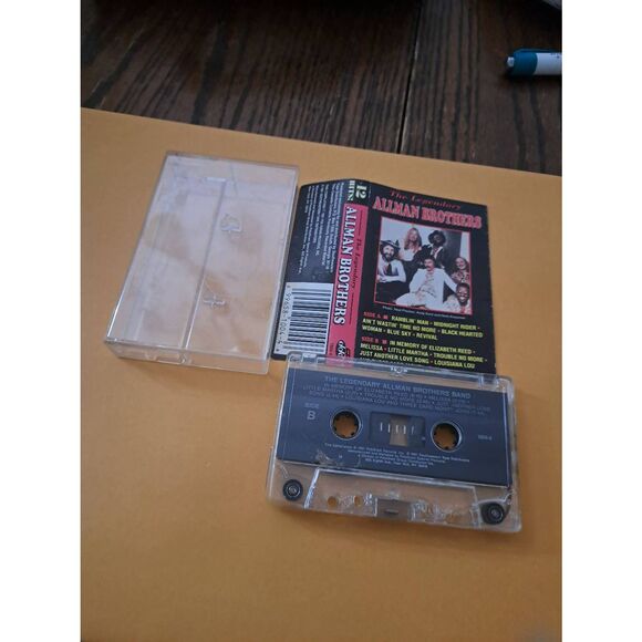 Vintage 1991 Allman Brothers Band Cassette Tape PolyGram Records Southern Rock - Picture 3 of 3